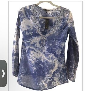 Chaudry Cotton Blouse NWT